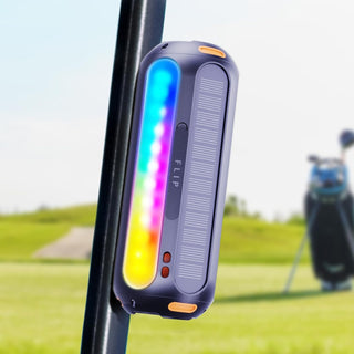 ABFOCE Altavoz Bluetooth magnético, altavoz de golf con carga solar...