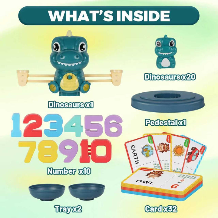 ISMETACU Juego de equilibrio de dinosaurios para niños \u2013 Juego...