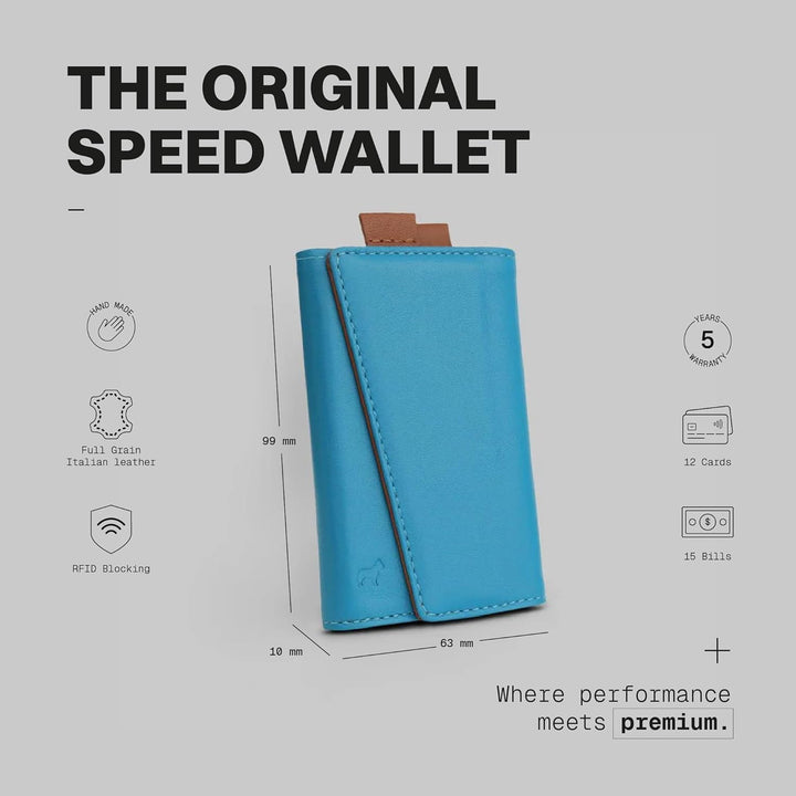 The Frenchie Co. - Cartera - Cartera delgada de piel plegable - Pro...