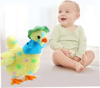NASSMOSSE Peluche de pollo poniendo huevos de juguete