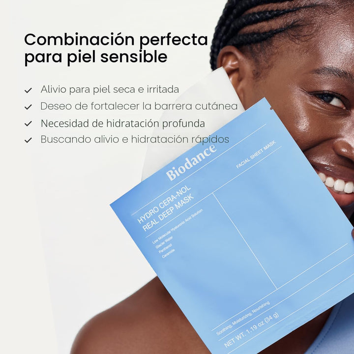 BIODANCE Hydro Cera-nol - Máscara profunda real, mascarilla hidrata...