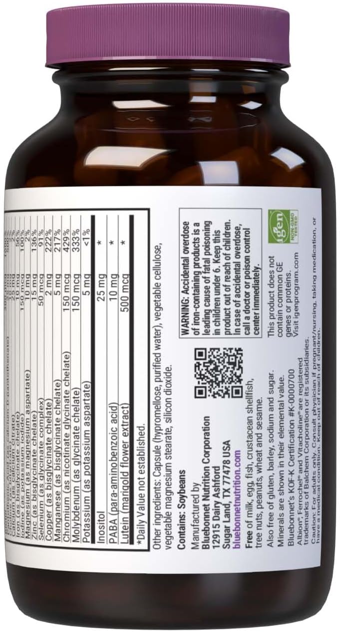 Bluebonnet Nutrition Mult One (con hierro), apoyo nutricional diari...