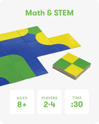 SimplyFun Trifusion - Juego de mesa de estrategia de mapeo visual para niños, 2 a 4 jugadores, a partir de 8 años - Razonamiento espacial, reconocimiento de patrones y planificación - 30 minutos de