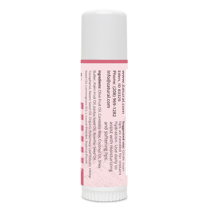Bálsamo labial de fresa Zatural con manteca de karité, aceite de jo...
