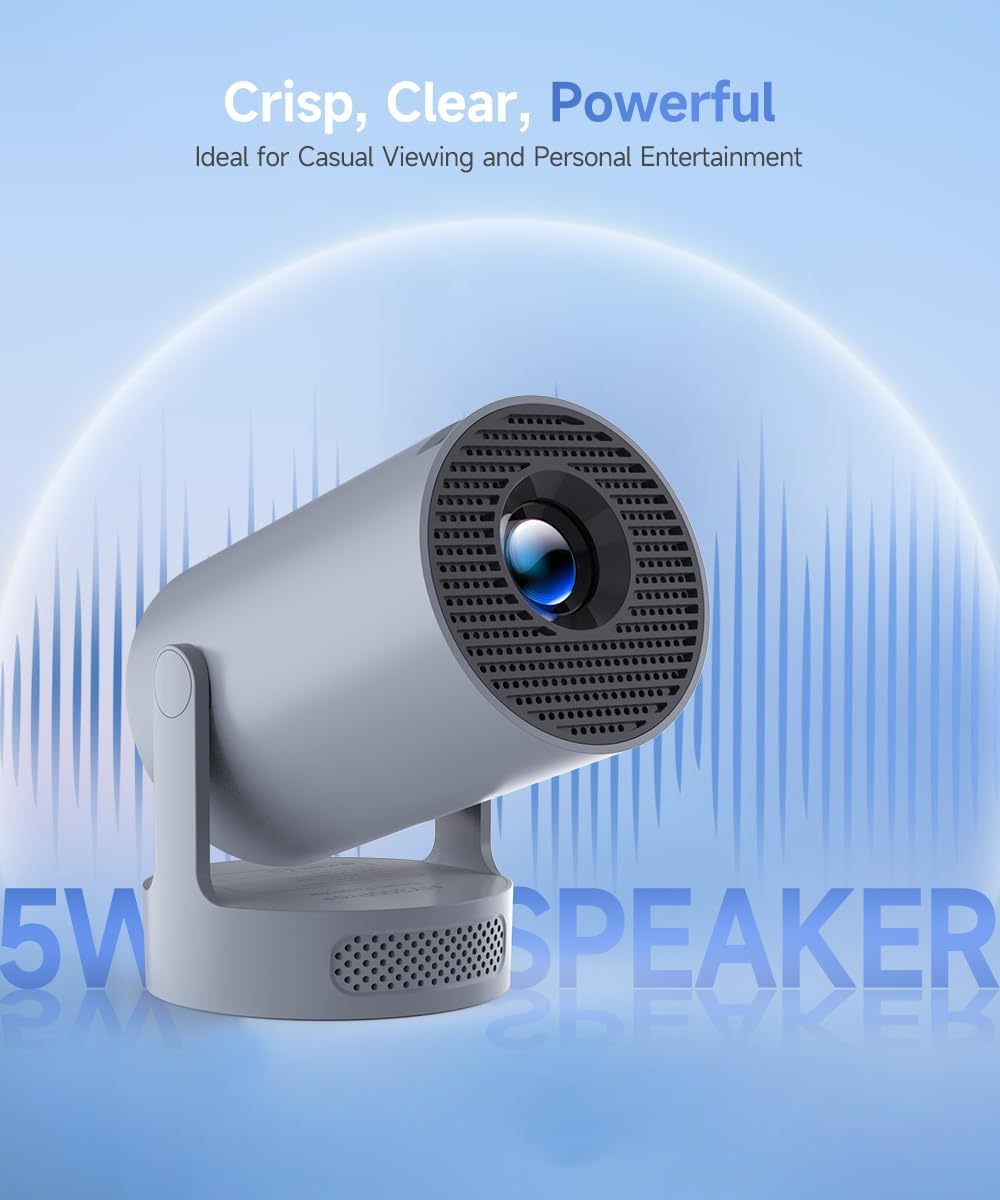 Magcubic Mini Proyector 4K de Soporte, Proyector Portátil con WiFi...