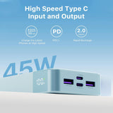 JUOVI J2621 20000mAh 45W Power Bank Cargador portátil, PD3.0 QC 4.0...