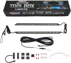 LEDGlow caja de herramientas para camión con luces LED e interruptor de encendido/apagado automático, 2 piezas