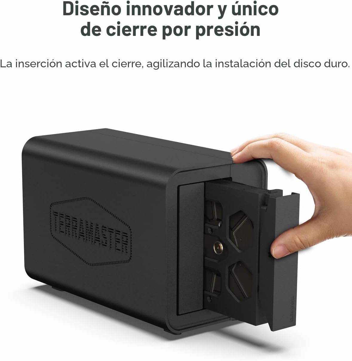 TERRAMASTER Caja RAID USB D2-320 - USB 3.2 Gen 2 10Gbps Tipo C 2Bay...