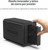 TERRAMASTER Caja RAID USB D2-320 - USB 3.2 Gen 2 10Gbps Tipo C 2Bay...