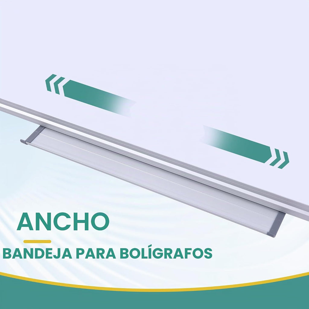 Paquete de 2 pizarras magnéticas grandes de borrado en seco de 48 x 36