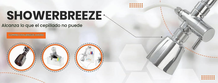 Irrigador dental a chorro de agua ShowerBreeze, trata la enfermedad...