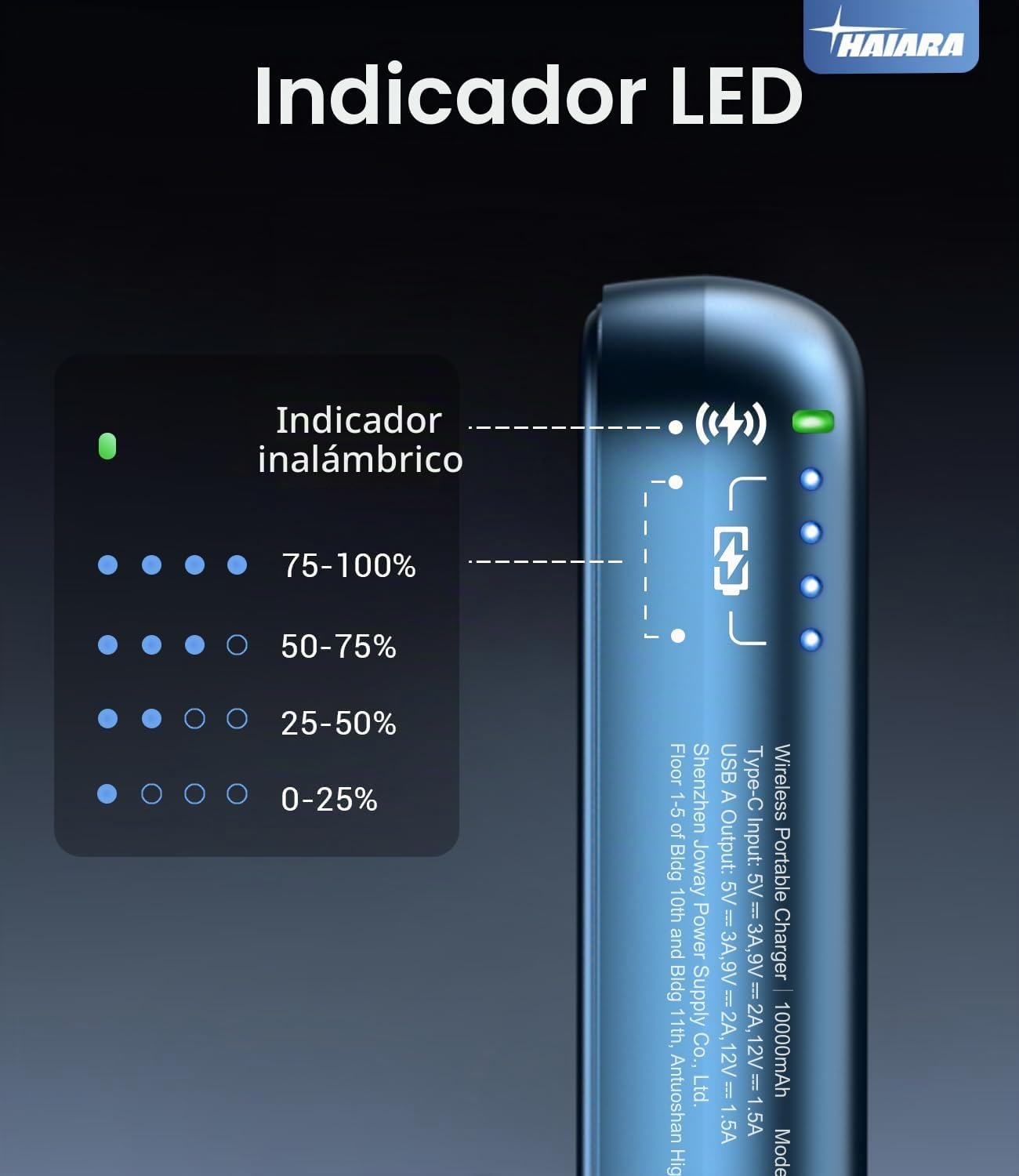 Cargador portátil para banco de energía Magsafe - Cargador magnétic...