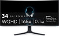 Alienware AW3423DWF - Monitor curvo QD-OLED para juegos, 34 pulgada...