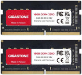【Portátil DDR4 RAM solamente】GIGASTONE Kit de 32 GB (2 x 16 GB) DDR...