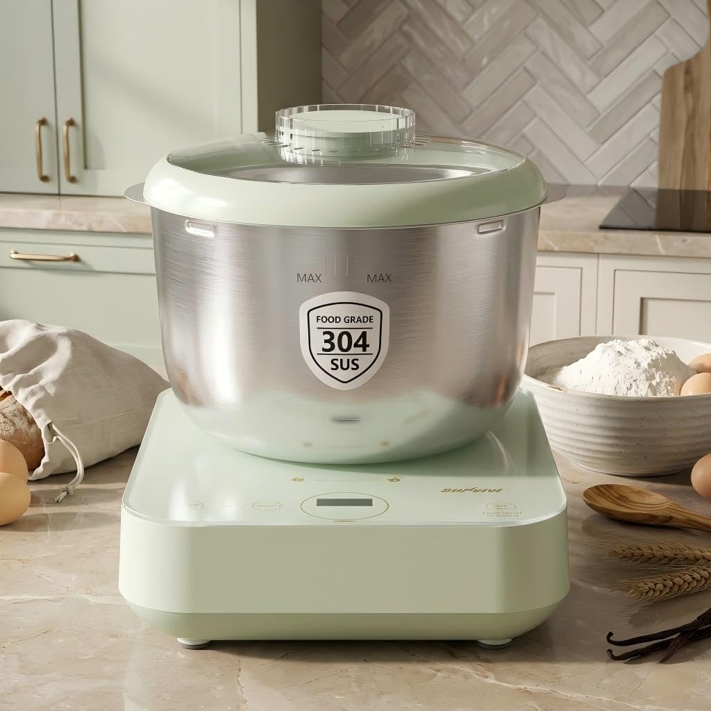 Sunvivi 5.2QT Máquina de masa eléctrica con función de fermento