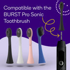 BURST Pro Sonic - Cabezales de repuesto originales para cepillos de...