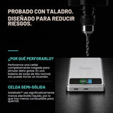 Banco de energía semisólido SolidSafe BMX 10K, 10000 mAh (azul) | S...