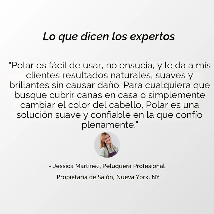 Polar Haircare - Champú de tinte para el cabello castaño medio para...