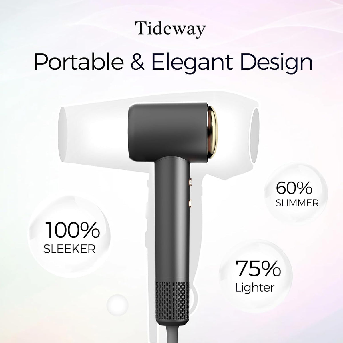 Tideway Secador de pelo profesional de alta velocidad iónico 110,00...