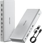 WAVLINK Estación de acoplamiento Pro 4 monitores, pantallas Quad 4K para
