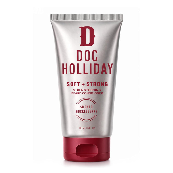DOC HOLLIDAY Acondicionador fortalecedor suave y fuerte para barba,...