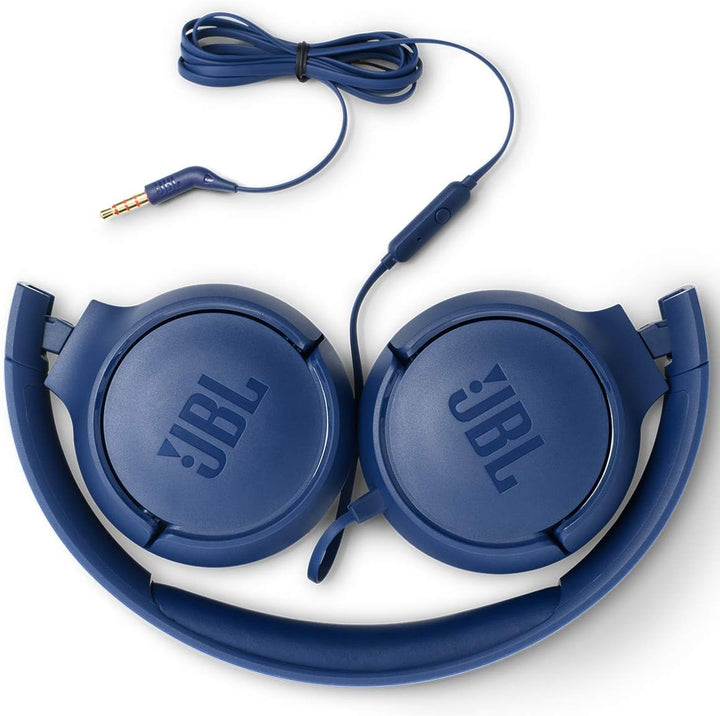 JBL Tune 500 - Auriculares con cable para colocar en la oreja, soni...
