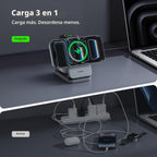 STRONG TriMag Qi2.2 25W 3 en 1 Estación de carga inalámbrica, cargador