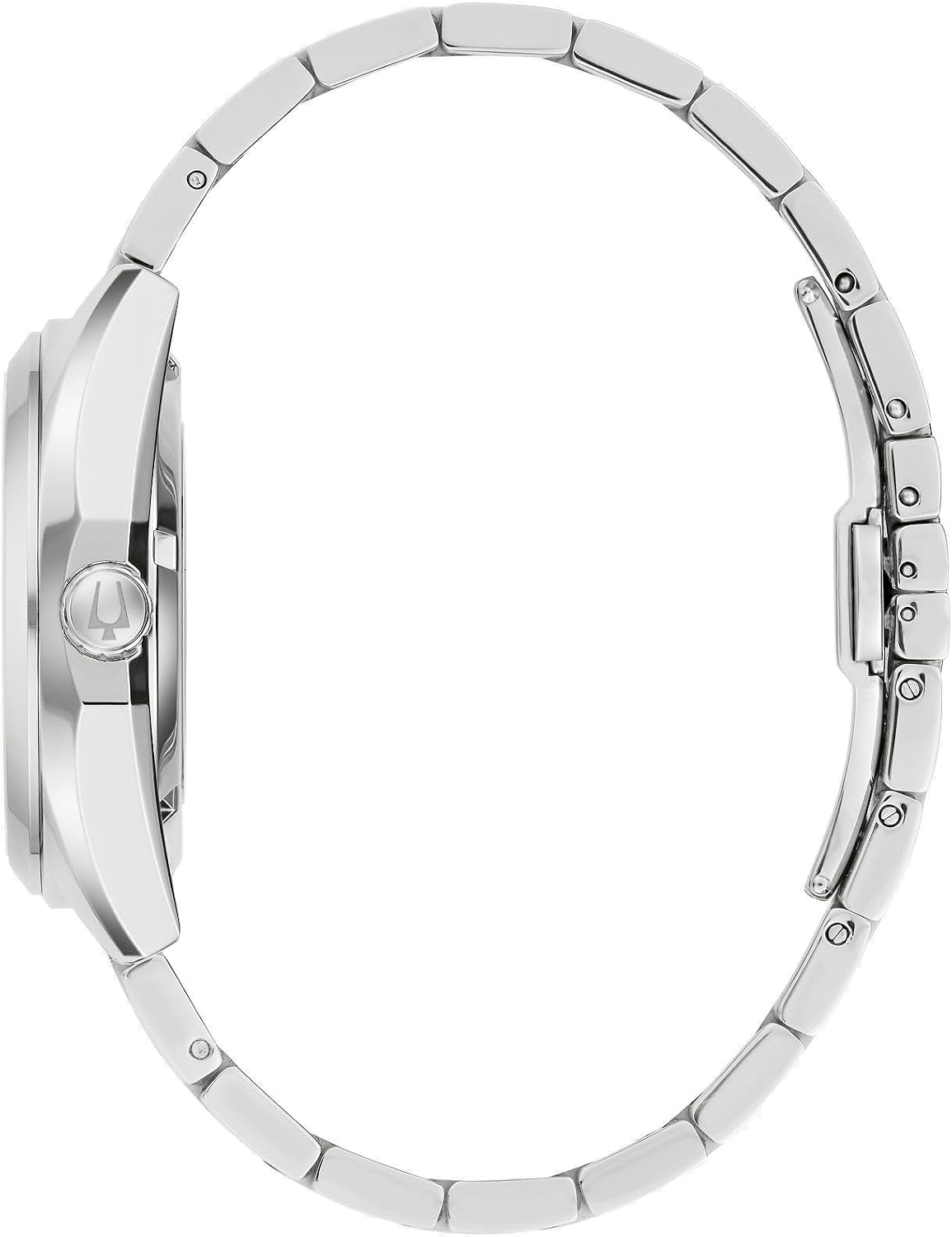 Bulova Reloj automático 128.0 ft m - 96B469 del acero inoxidable del dial azul claro del topógrafo