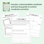 The Fidget Game Vocabulario Buitres, Juegos de palabras para niños de 8 a