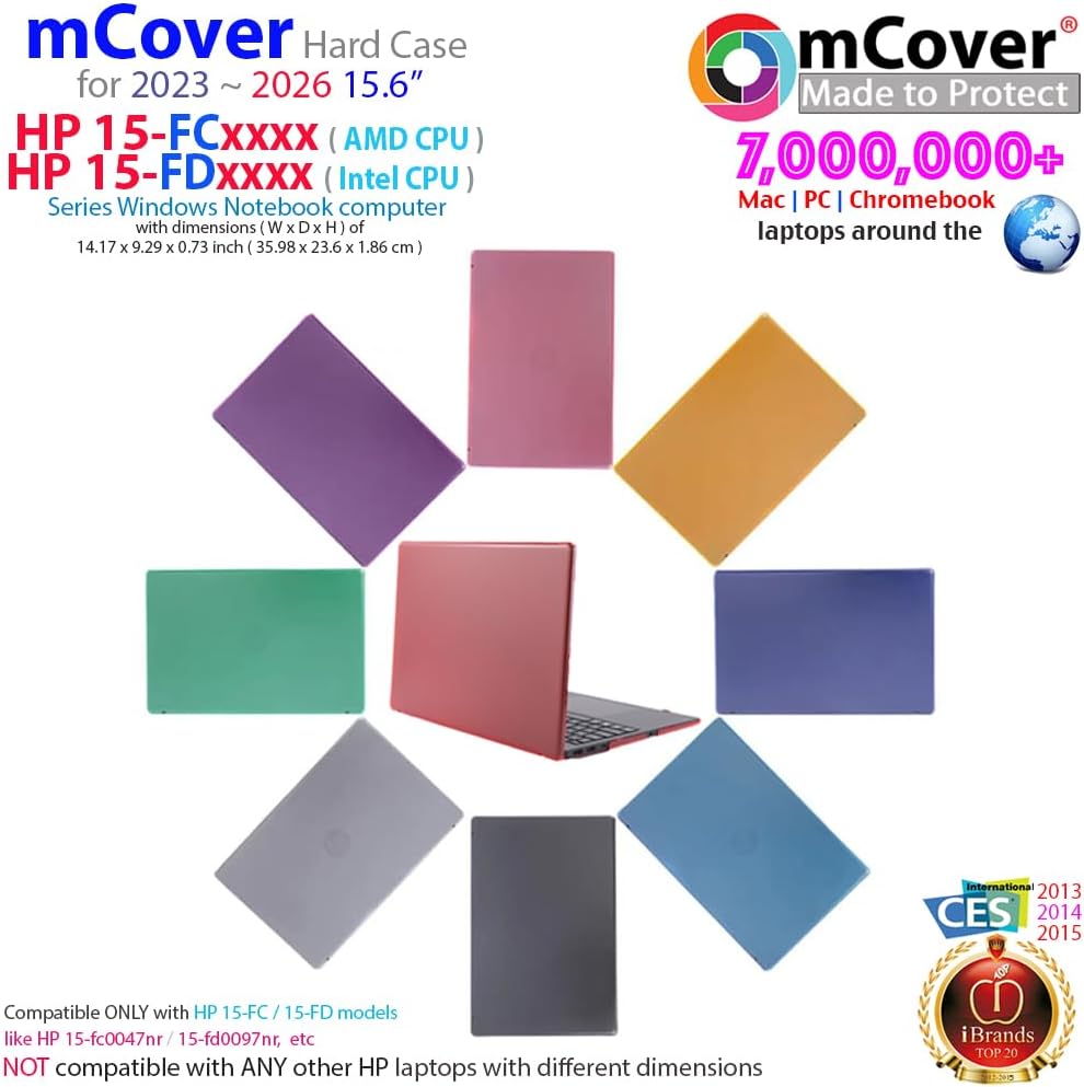 Funda mCover Compatible SOLO para portátil HP de 15.6 pulgadas 15-F...