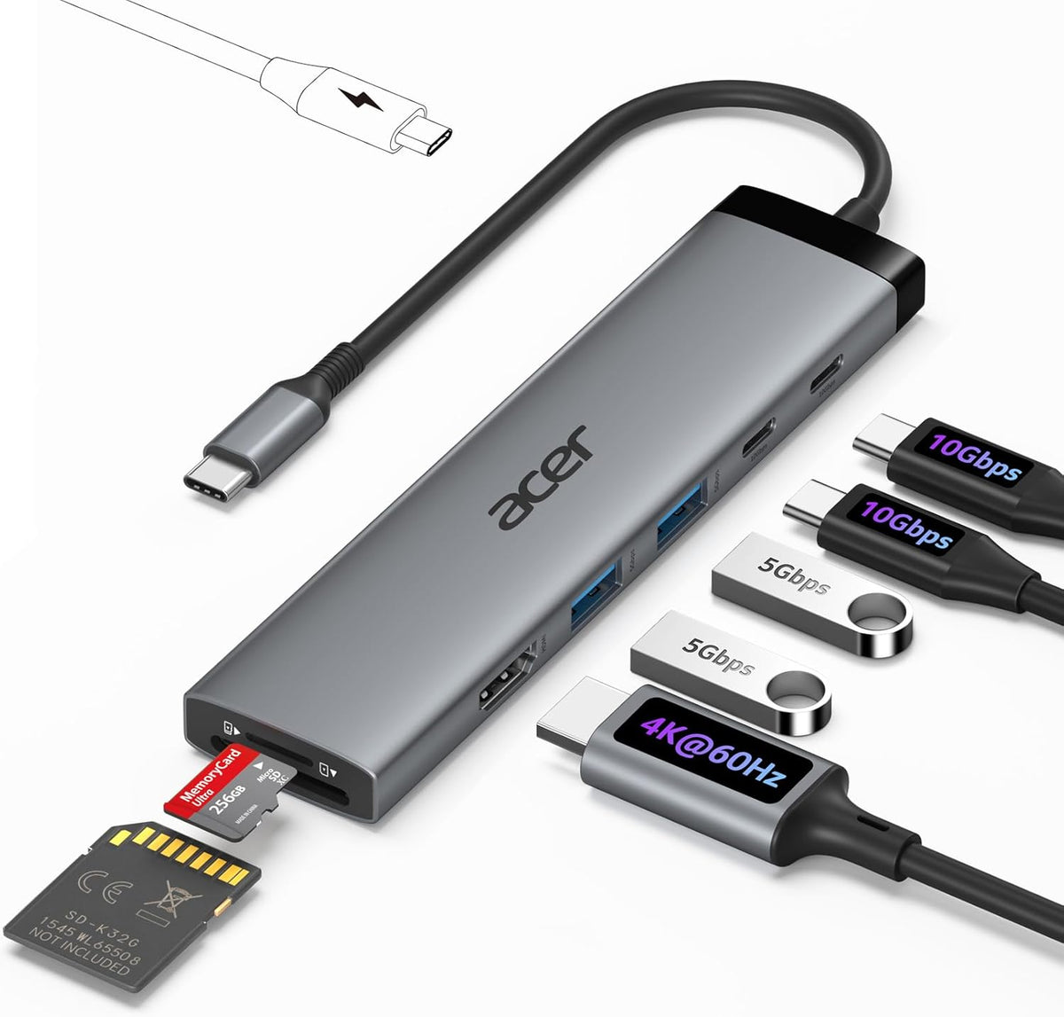 Acer, ODK520, hub USB