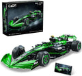 CaDA C64010W Kick Sauber F1 Team C44 Juego de Construcción de Carreras, MOC 1:8 Coche de Bloques de Construcción F1, Modelo de Supercoche del Campeonato de Fórmula 1 para Adultos (2553 piezas)