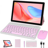 Tablet 10 pulgadas Android 14 Tablets 2 en 1 Tablet con teclado 64...