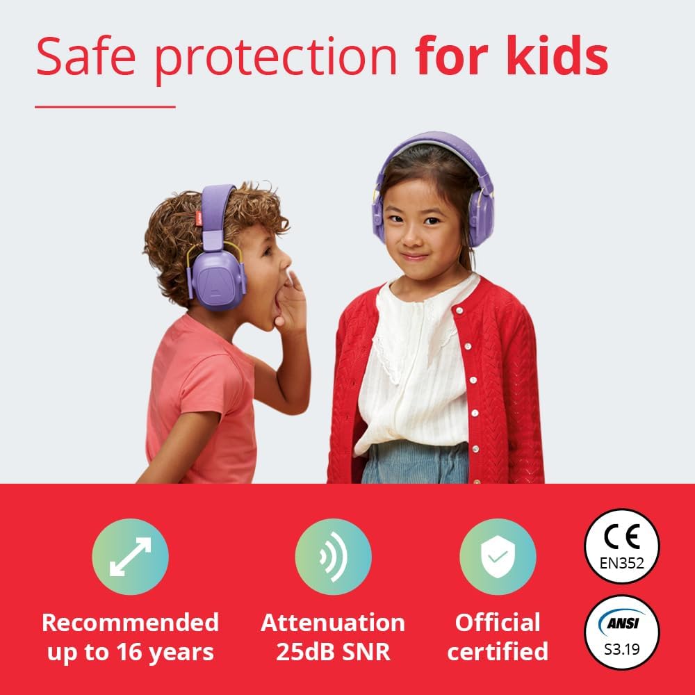 Alpine Muffy Kids - Protección auditiva - Certificado CE y ANSI - A...
