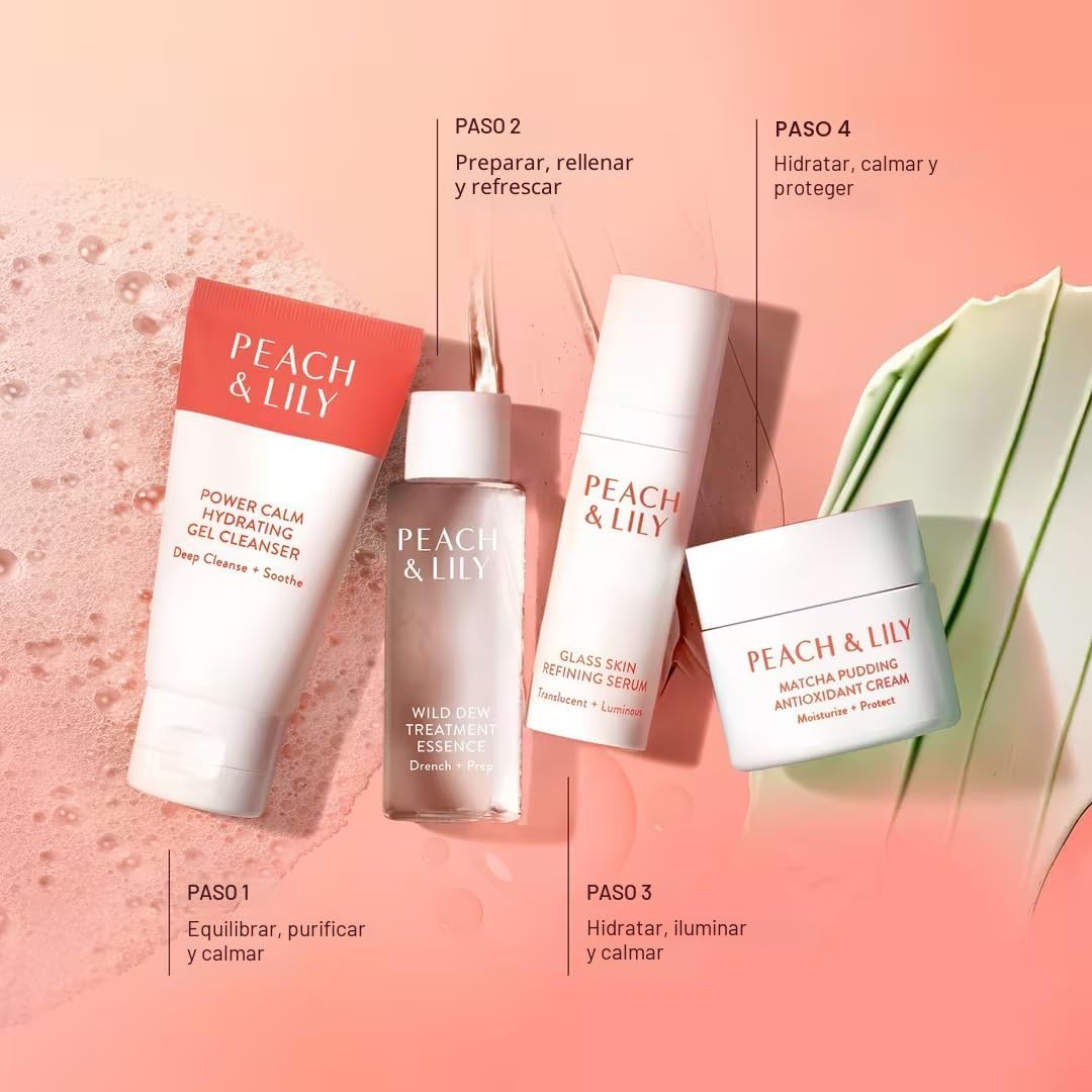 Peach &amp; Lily - Kit de Descubrimiento de Piel de Vidrio (4 Produ...