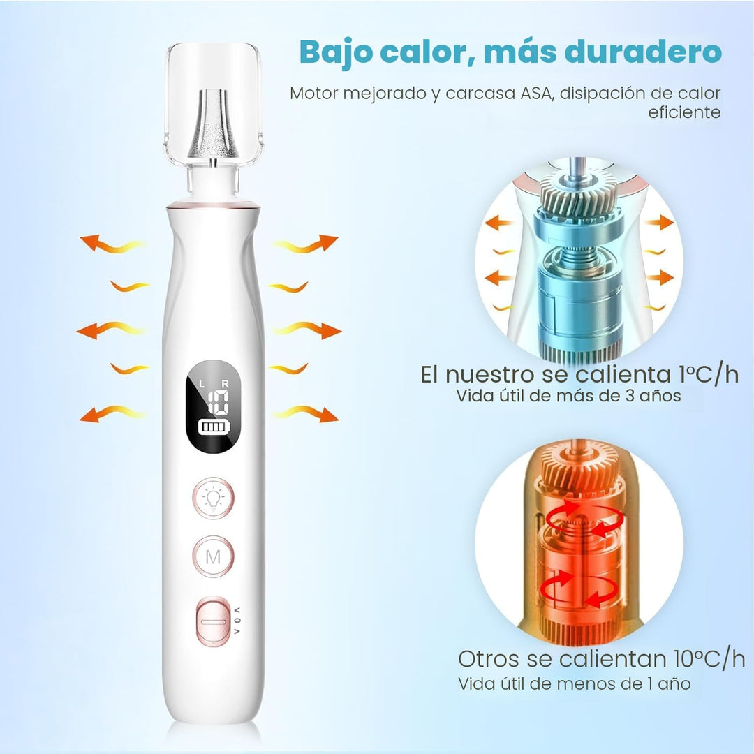 HSKAI Taladro eléctrico de uñas, amoladora de uñas inalámbrica para...