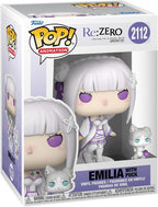 Funko Pop Buddy Re Zero - Emilia con disco - Figura de