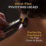 MicroTouch SOLO Titanium, Maquinilla Recargable para Barba y Cuerpo...