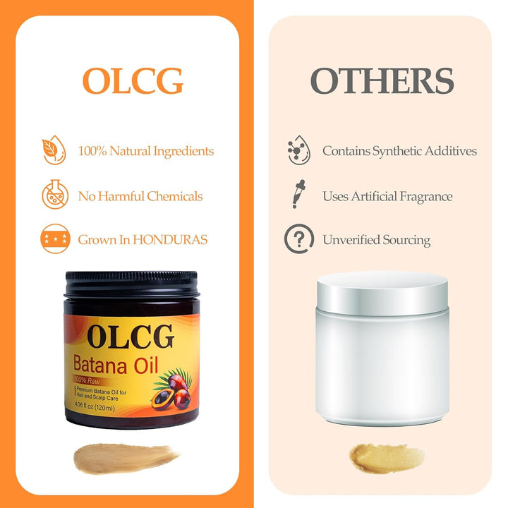 OLCG Aceite de batana 100% crudo para el crecimiento del cabello, p...