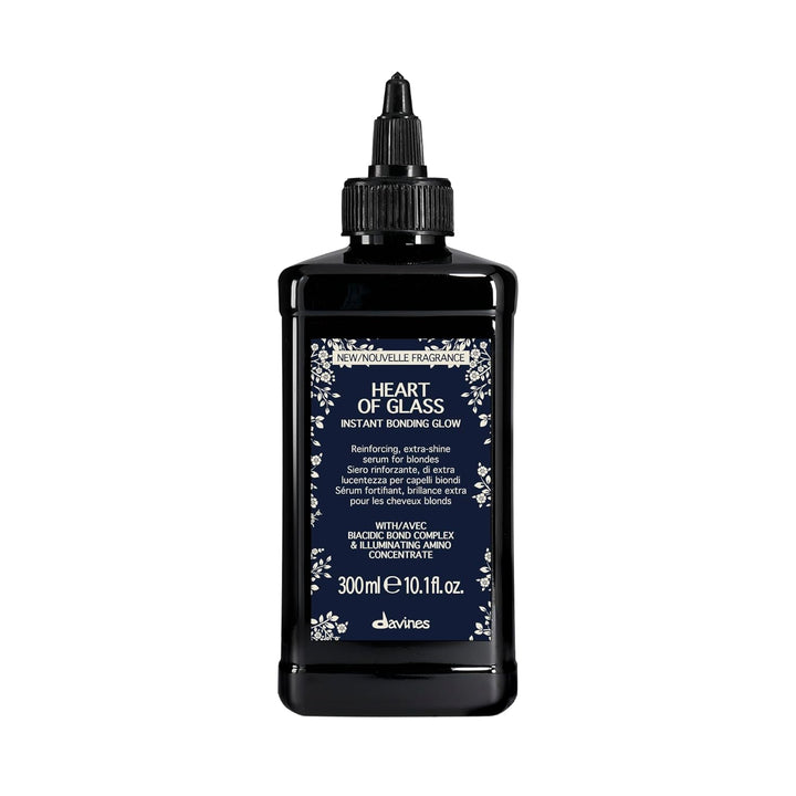 Davines Heart of Glass Instant Bonding Glow, suero rubio de acción...