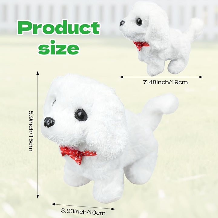 YOUGAANY 2026 New White Pets Walking Puppy Perro