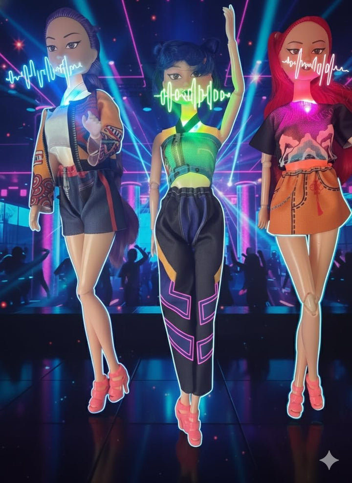 Juego de muñecas de película de ídolos coreanos de 115