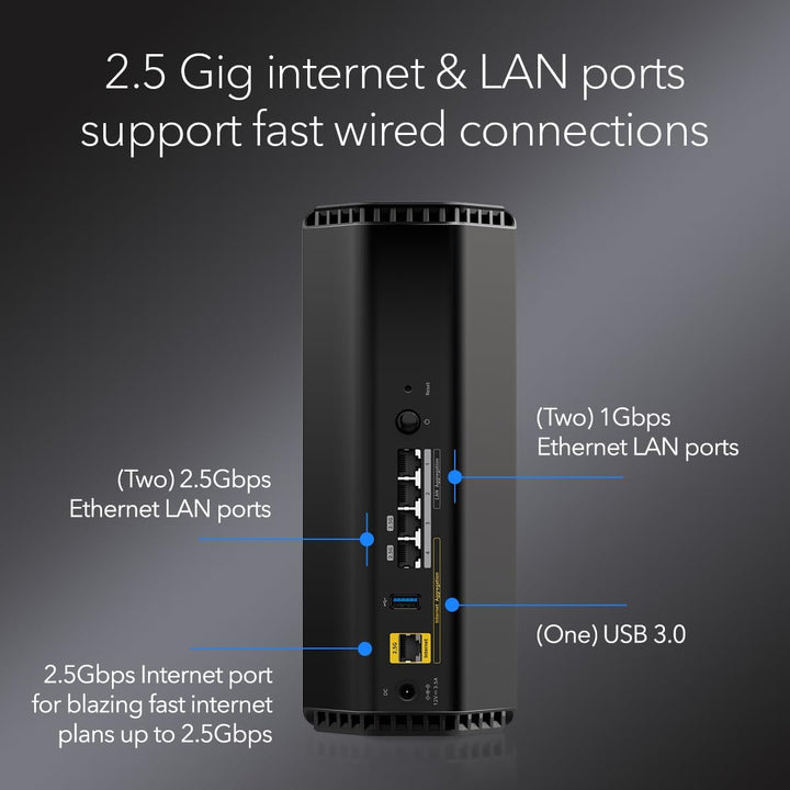 NETGEAR Nighthawk Router WiFi 7 Tri-Band (RS300) - Características...