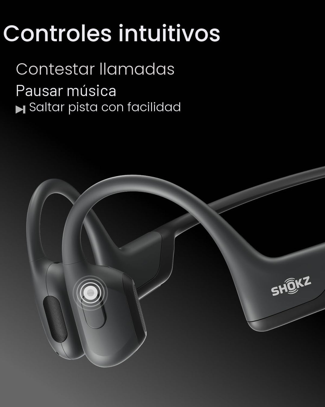 SHOKZ OpenRun Pro Mini - Auriculares de Conducción Ósea, Auriculare...