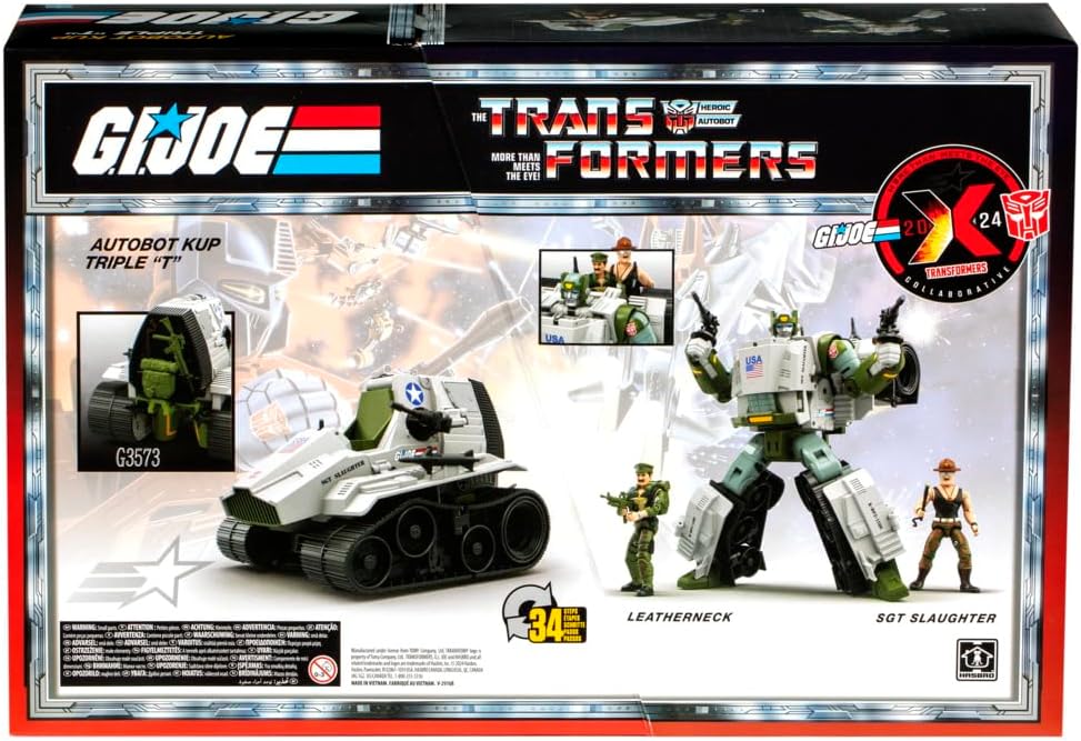 Transformers Collaborative G.I. Joe x Autobot Kup Triple T Figura d...