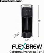 Hamilton Beach FlexBrew Advanced 4-en-1 Single Serve Coffee Maker