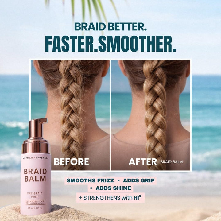 The Beachwaver Co. Bálsamo para Trenzas Preparación Pre-Trenza - Ta...