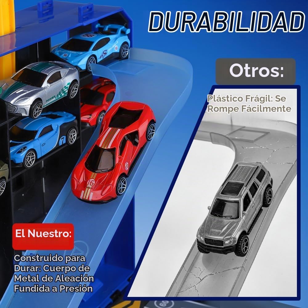 Juego de pistas de autos de carreras 32 en 1, autos de juguete