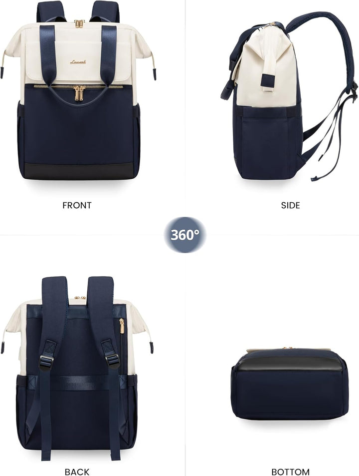 LOVEVOOK Mochila para laptop para mujeres, mochila de trabajo conve...