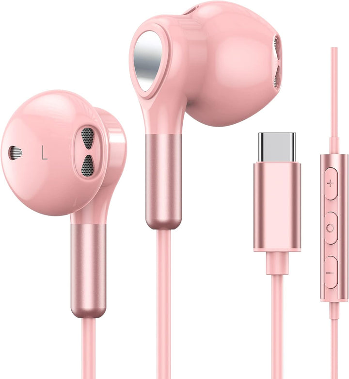 Auriculares USB C para Samsung Galaxy S24 S23 Ultra S22 S21 FE S20...